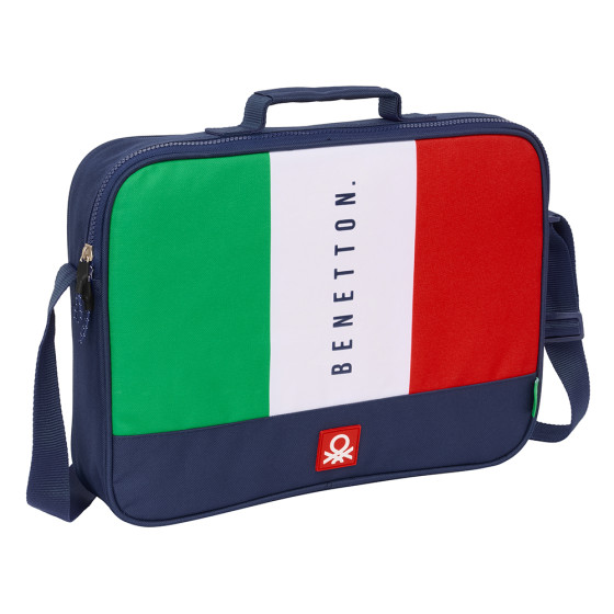 Cartera Extraescolares Benetton "Flag" 38 x 28 x 6 cm.