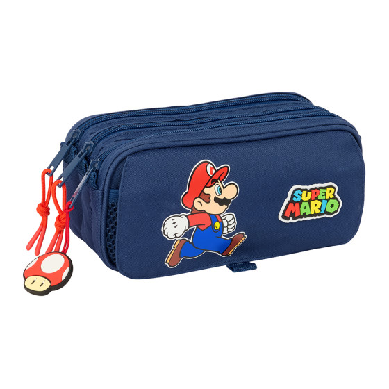 Portatodo Triple Big Super Mario "Trick" 21,5 x 10 x 8 cm.
