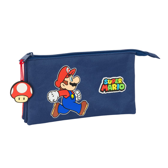 Portatodo Triple Super Mario "Trick" 22 x 12 x 3 cm.