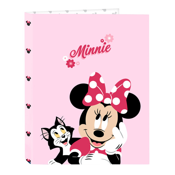 Carpeta Folio 4 Anillas Minnie Mouse "Naive" 26,5 x 33 x 4 cm.
