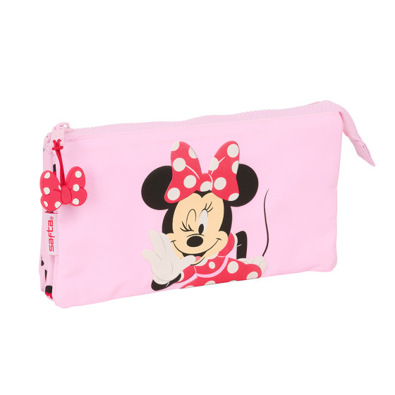 Portatodo Triple Minnie Mouse "Naive" 22 x 12 x 3 cm.