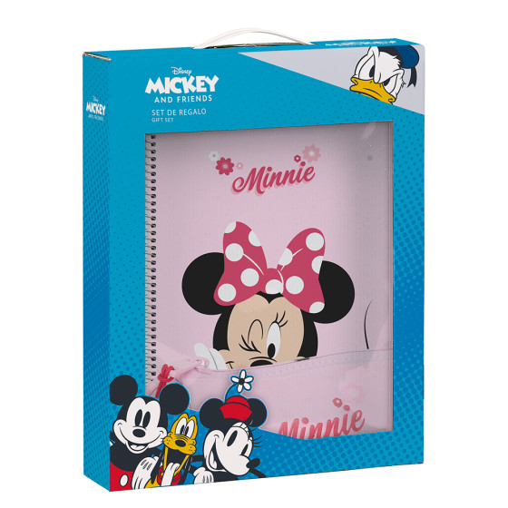 Set De Regalo Pequeño Minnie Mouse "Naive" 28 x 35 x 6 cm.