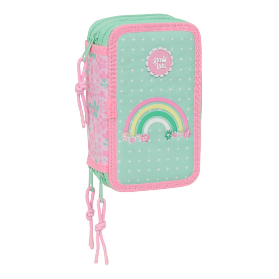 Plumier Triple 37 Piezas Glowlab "Amazing" 12,5 x 19,5 x 5,5 cm.