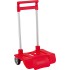 Carro Escolar Portamochila SAFTA Plegable Rojo 30 x 85 x 23 cm.