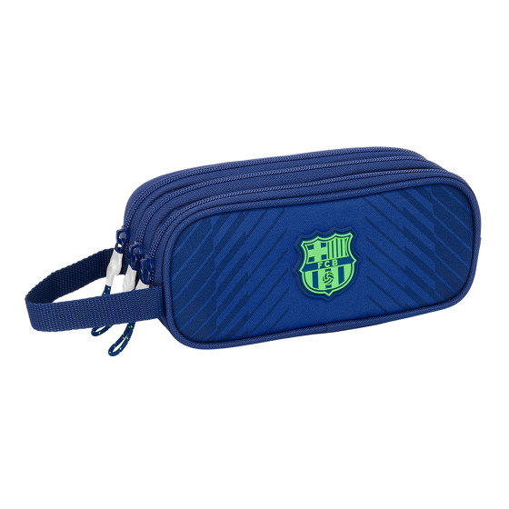 Portatodo Triple F.C. Barcelona Navy Blue 21 x 8,5 x 7 cm.