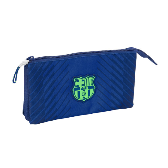 Portatodo Triple F.C. Barcelona Navy Blue 22 x 12 x 3 cm.