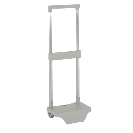 Carro Escolar Portamochila SAFTA Pequeño Plata 22 x 67,5 x 17