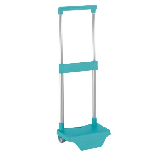 Carro Escolar Portamochila SAFTA Pequeño Turquesa 22 x 67,5 x