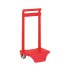 Carro Escolar Portamochila SAFTA Guardería Rojo 18 x 54 x 16 cm.