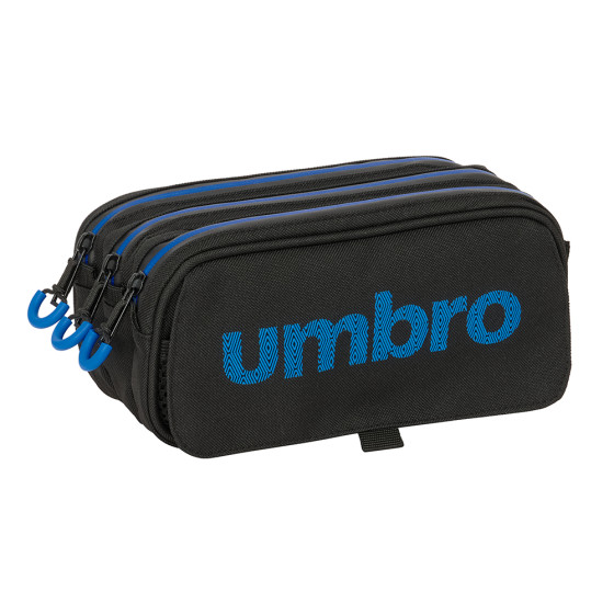 Portatodo Triple Big Umbro "Jet Black" 21,5 x 10 x 8 cm.
