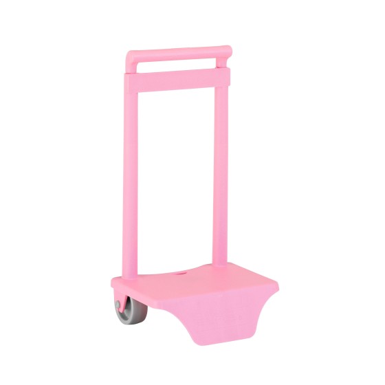 Carro Escolar Portamochila SAFTA Guardería Rosa 18 x 54 x 16 cm.