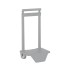 Carro Escolar Portamochila SAFTA Guardería Plata 18 x 54 x 16