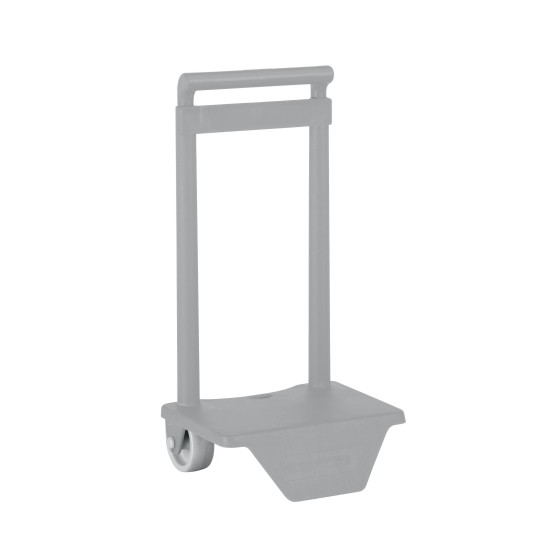 Carro Escolar Portamochila SAFTA Guardería Plata 18 x 54 x 16