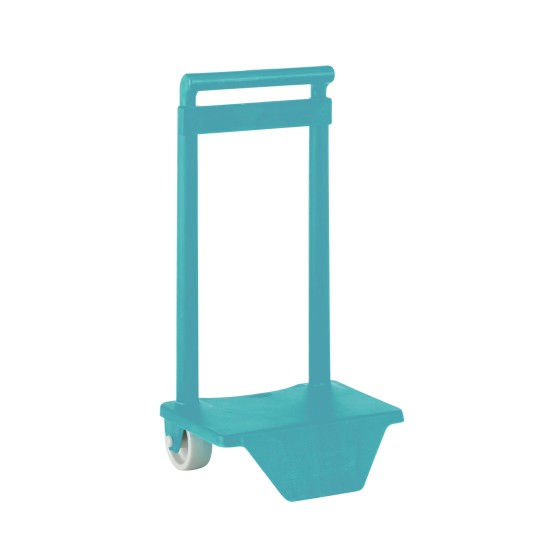 Carro Escolar Portamochila SAFTA Guardería Turquesa 18 x 54 x