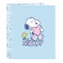 Carpeta Folio 4 Anillas 35Mm Lomo Ancho Snoopy "Love" 27 x 33 x 6 cm.