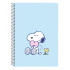 Libreta Cuarto 80 Hojas Tapas Duras 1Diseñ Snoopy "Love" 15,5 x 22 cm.