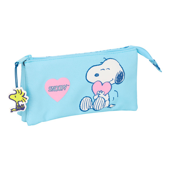 Portatodo Triple Snoopy "Love" 22 x 12 x 3 cm.