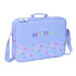 Cartera Extraescolares Benetton "Lila" 38 x 28 x 6 cm.