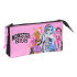 Portatodo Triple Monster High "Drama" 22 x 12 x 3 cm.