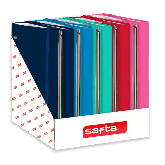 Expositor Carpetas 4 Anillas 35Mm Con Recambio Safta 29 x 34 x 34 cm.