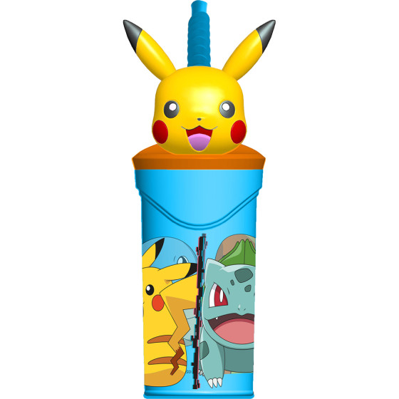 Vaso Figurita 3D 360Ml Pokémon 9 x 23 x 6 cm.