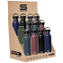 Expositor Botellas Metal 600Ml Safta Colores Oscuros 31,5 x 23,5 x 19,5 cm.