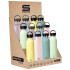 Expositor Botellas Metal 600Ml Safta Colores Pastel 31,5 x 23,5 x 19,5 cm.