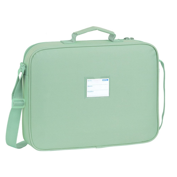 Cartera Extraescolares Blackfit8 Turquesa 38 x 28 x 6 cm.