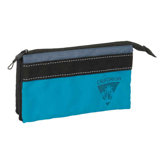 Portatodo Triple Reciclado Blackfit8 "California" 22 x 12 x 3 cm.