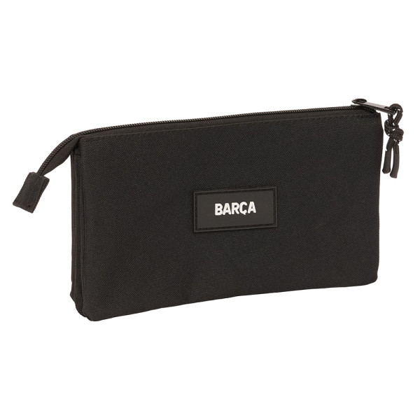 Portatodo Triple F.C.Barcelona Chica Negro 22 x 12 x 3 cm.