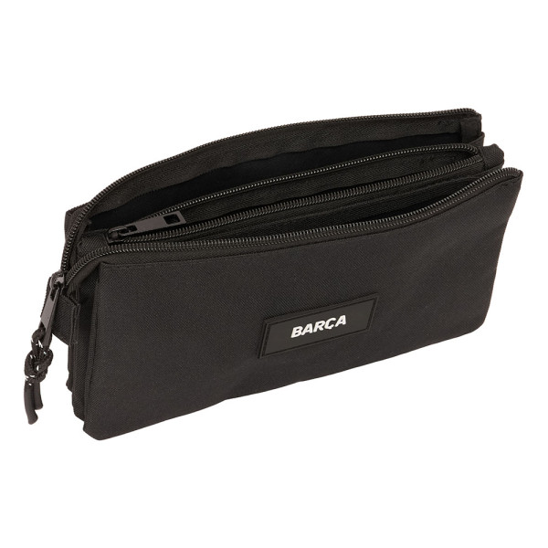 Portatodo Triple F.C.Barcelona Chica Negro 22 x 12 x 3 cm.