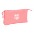 Portatodo Triple F.C.Barcelona Chica Coral 22 x 12 x 3 cm.