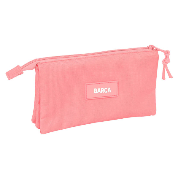 Portatodo Triple F.C.Barcelona Chica Coral 22 x 12 x 3 cm.