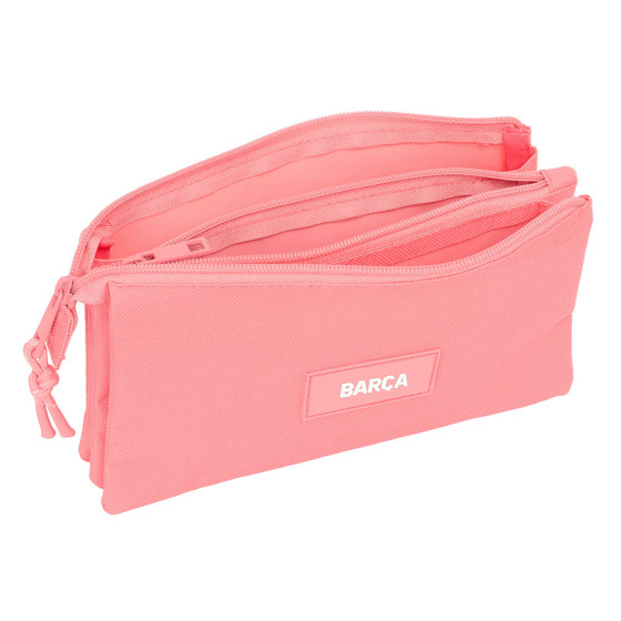 Portatodo Triple F.C.Barcelona Chica Coral 22 x 12 x 3 cm.