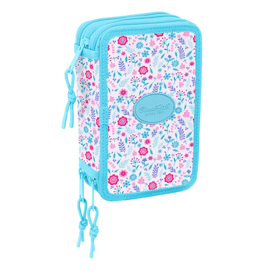 Plumier Triple 37 Piezas Blackfit8 "Cool" 12,5 x 19,5 x 5,5 cm.