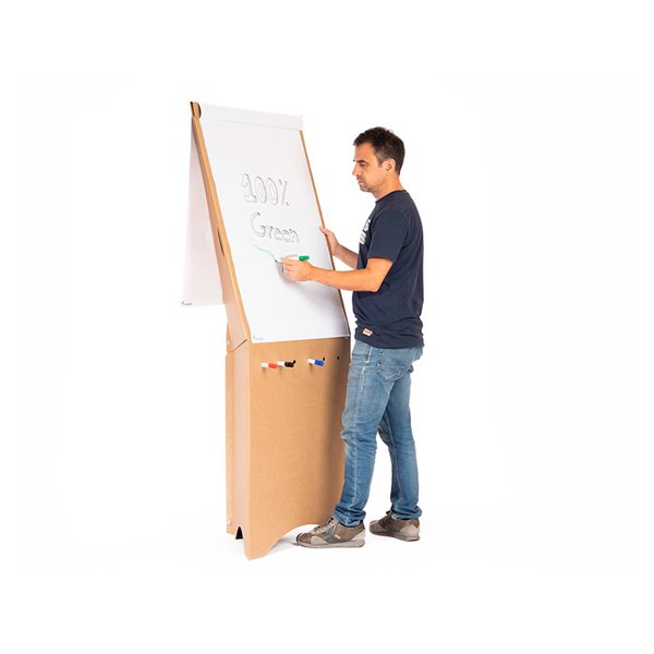 Pizarra De Conferencias Rocada Carton Reciclado 100% Reciclable 700X1780 Mm