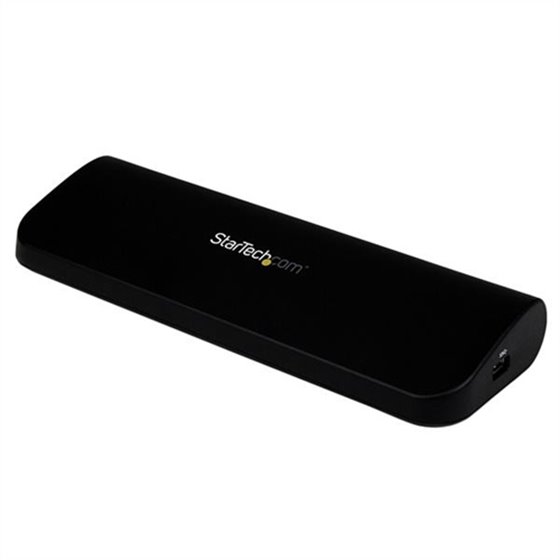 StarTech.com USB3SDOCKHDV - Universal USB 3.0 Laptop Docking Station - Dual Video HDMI - DVI VGA with Audio and Ethernet - 3 x U