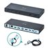 i-Tec USB 3.0/USB-C/Thunderbolt Docking Station 65 W - 2 x USB-C - 2 x USB 3.0 - 1 x USB 3.0 (carga rápida) - 1 RJ45 Gigabite - 