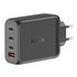 NGS Bud 140W Cargador Universal de Pared 140W Ultrarapido - GaN - 3x USB-C PD & PPS, 1x USB-A QC 3.0 - Color Negro