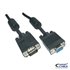 Nanocable - Cable alargador SVGA CON FERRITA de 1,8m conexión HDB15/M-HDB15/H