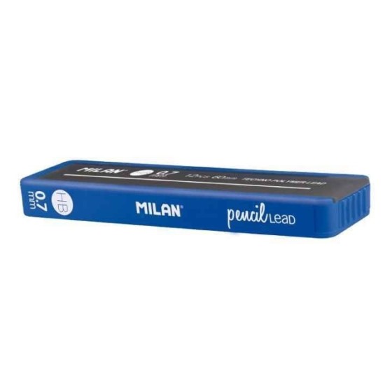 Minas Grafito Para Portaminas MILAN Pencil Lead 0,7 mm. HB