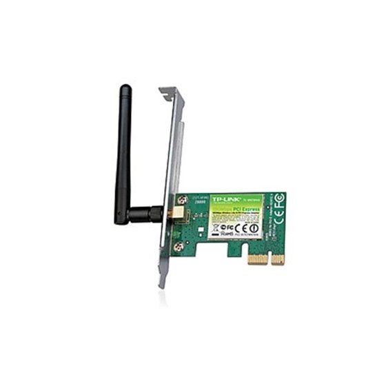 TPLINK TL-WN781ND - Adaptador de red - PCI-e - Wireless Atheros Lite 150 N 802.11n/g/b antena desmontable - incluye chapa Low Pr