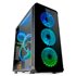 Nox Hummer TGX Rainbow RGB - 2 x USB 3.0 - 2 x USB 2.0 - Negra - Admite refrigeración líquida hasta 360