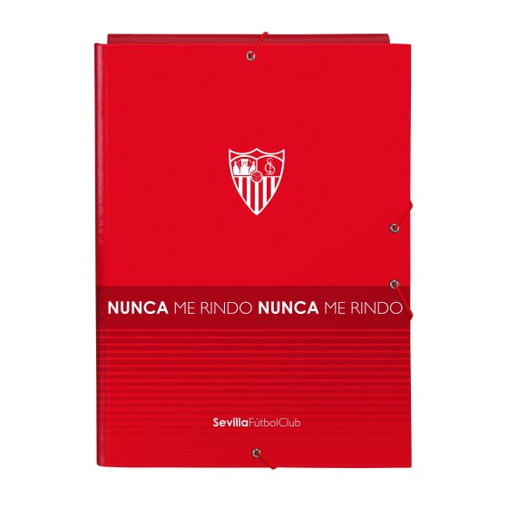 Carpeta Gomas Solapas SEVILLA FC Folio 26 x 33,5 x 2,5 cm.