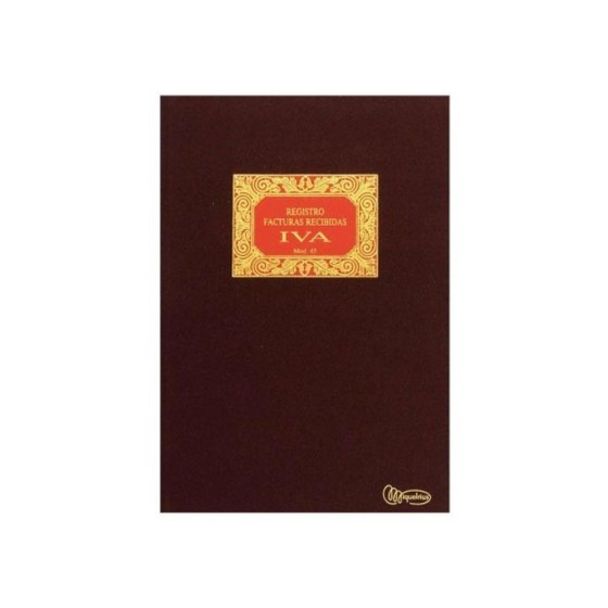 Libro Contable MIQUELRIUS Folio 100 Hojas Natural Facturas