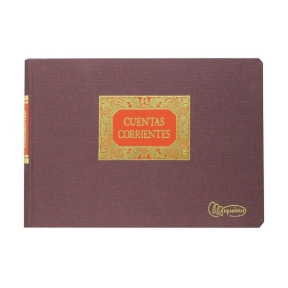 Libro Contable MIQUELRIUS Folio 100 Hojas Apaisado Cuentas