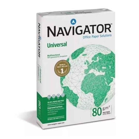 Papel NAVIGATOR Universal 80 g. Din-A4 Paquete x500 Hojas