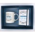 Set Taza Cerámica + Libreta ROYMART "Sonríe A La Vida"