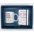 Set Taza Cerámica + Libreta ROYMART "Sin Locos Amigos"