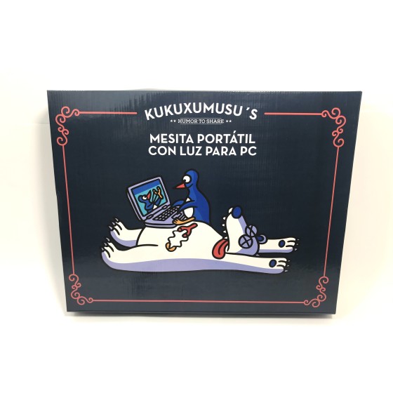 Mesa Portátil Con Luz ROYMART Kukuxumusu Super Héroes
